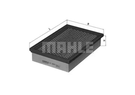 Повітряний фільтр LX2047 MAHLE KNECHT