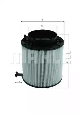 Повітряний фільтр LX2091D MAHLE KNECHT