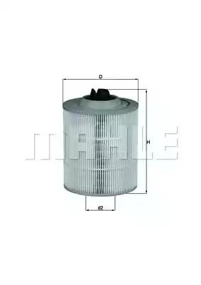 Фільтр повітряний ford galaxy/mondeo/s-max 2.2 tdci 08- LX2685 MAHLE KNECHT