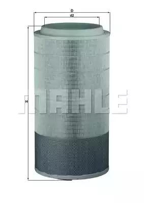 Повітряний фільтр LX3155 MAHLE KNECHT