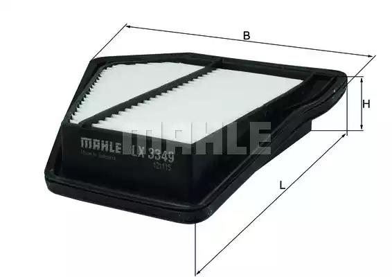 Фільтр повітряний LX3349 MAHLE KNECHT