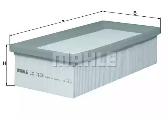 Фільтр повітряний citroen c-elysee вир-во knecht-mahle LX3456 MAHLE KNECHT
