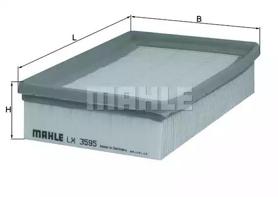 Повітряний фільтр LX3595 MAHLE KNECHT
