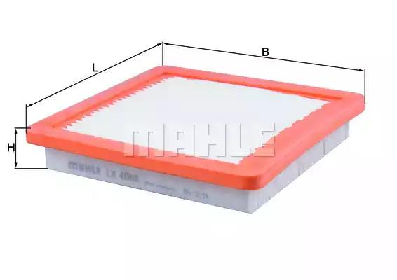 Повітряний фільтр LX4066 MAHLE KNECHT