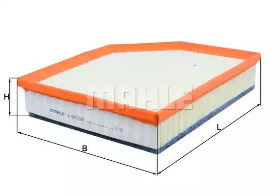 Фільтр повітряний volvo s60/s90/v60/v90 20- LX4233 MAHLE KNECHT