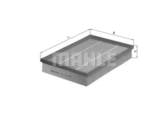 Фільтр повітряний fiat croma/thema 2.0i/2.5td 87- LX4601 MAHLE KNECHT