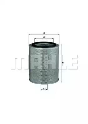 Повітряний фільтр LX531 MAHLE KNECHT