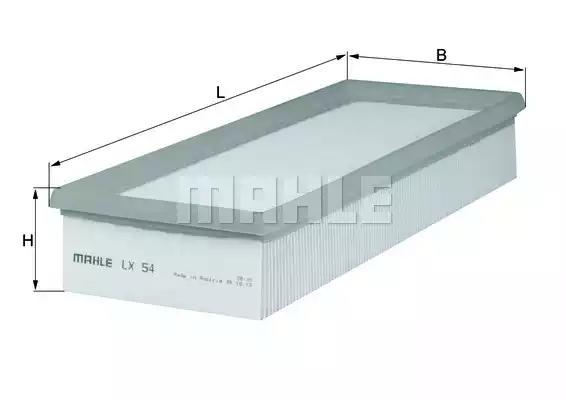 Фільтр повітряний LX54 MAHLE KNECHT
