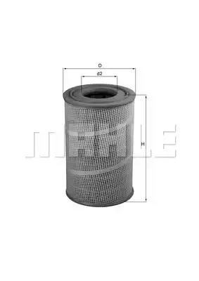 Повітряний фільтр LX5601 MAHLE KNECHT