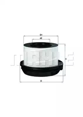 Повітряний фільтр LX8141 MAHLE KNECHT