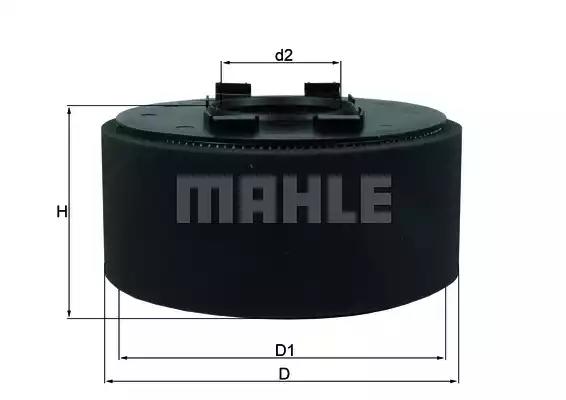 Воздушный фильтр LX870 MAHLE KNECHT