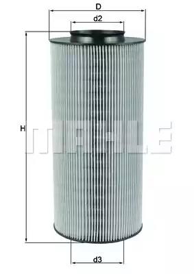 Повітряний фільтр LX918 MAHLE KNECHT