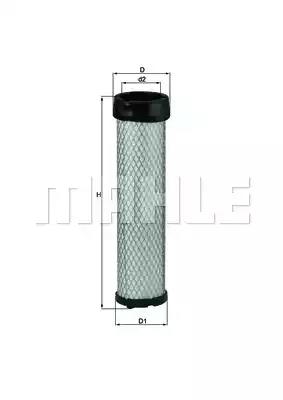 Фільтр вторинного повітря LXS284 MAHLE KNECHT