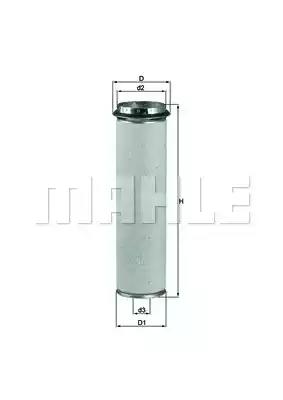 Фільтр вторинного повітря LXS371 MAHLE KNECHT