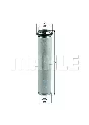 Фільтр вторинного повітря LXS51 MAHLE KNECHT