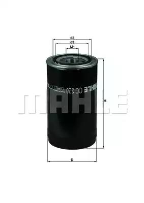 Оливний фільтр OC320 MAHLE KNECHT