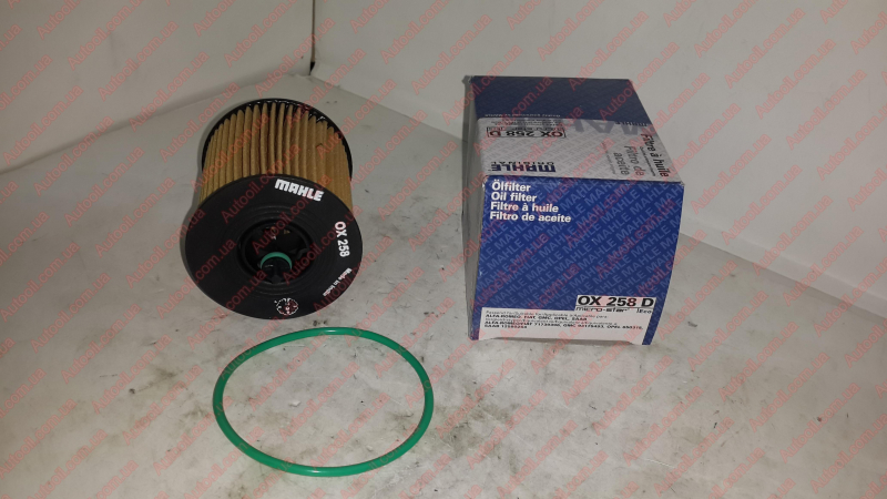 Фільтр оливний opel astra g/vectra b/c 2.2i 00- OX258D MAHLE KNECHT
