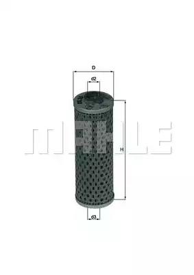 Оливний фільтр OX35 MAHLE KNECHT