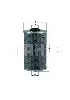 Оливний фільтр OX40 MAHLE KNECHT