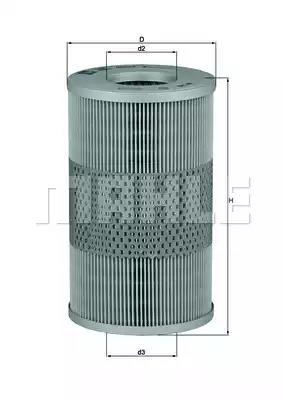 Оливний фільтр OX44D MAHLE KNECHT