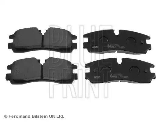 Комплект гальмівних накладок, дискове гальмо ADA104258 BLUE PRINT
