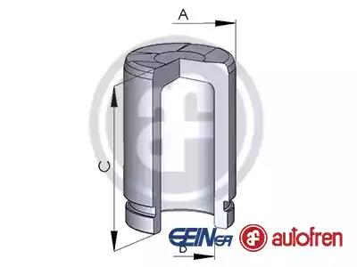 Поршень супорта зад vito 96-03 33x55.25mm D025117 AUTOFREN