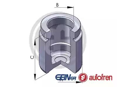 Поршень супорта зад bmw 3 e46/volvo s60/v70/xc70 42x49 D025125 AUTOFREN