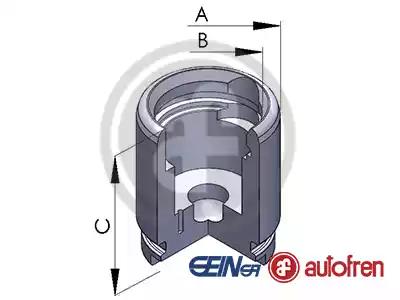 Поршень супорта зад peugeot 206/306/xsara 32x386мм 93-05 D025257 AUTOFREN