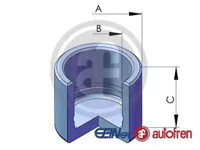 Поршень корпус скобы тормоза D02528 AUTOFREN