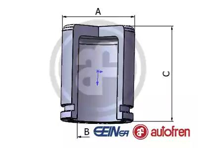 Поршень корпус скобы тормоза D025280 AUTOFREN