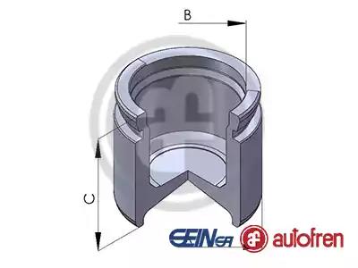 Поршень, гальмівний супорт D025451 AUTOFREN