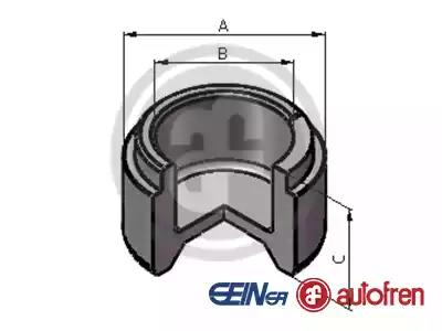 Поршень циліндра супорта D025519 AUTOFREN