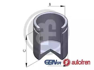 Поршень, гальмівний супорт D025619 AUTOFREN