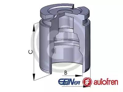 Поршень гальмівного супорта D02593 AUTOFREN