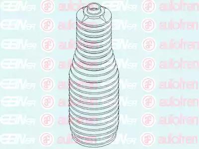 Комплект гофрованих кожухів, механізм рульового... D9223 AUTOFREN SEINSA