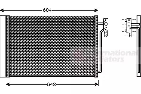 Конденсор кондиціонера range rover all 02- van wezel 02005182 VAN WEZEL