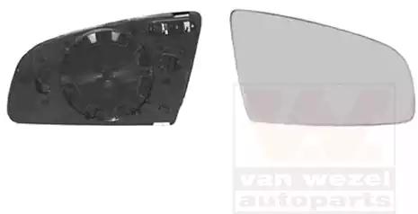 Зеркальное стекло наружное зеркало 0325838 VAN WEZEL