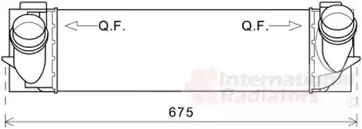 Інтеркулер bmw x3f25 11- van wezel 06004463 VAN WEZEL