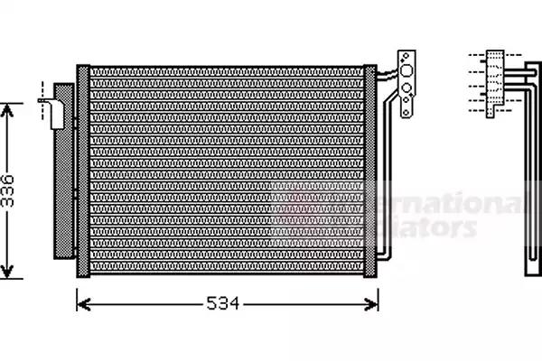 Конденсор кондиціонера bmw x5 e53 mt/at 01- van wezel 06005281 VAN WEZEL