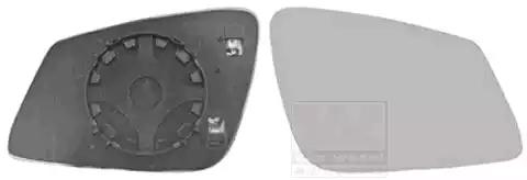 Дзеркальне скло, зовнішнє дзеркало 0633836 VAN WEZEL