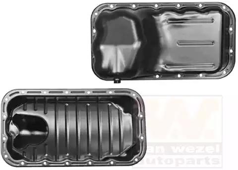 Піддон мастильний картера двигуна daewoo kalos 1.2 / matiz 1.0 05+ ... 0807070 VAN WEZEL