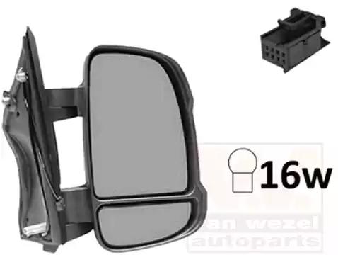 Зовнішнє дзеркало 0983808 VAN WEZEL