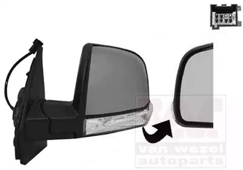 Зовнішнє дзеркало 1638807 VAN WEZEL