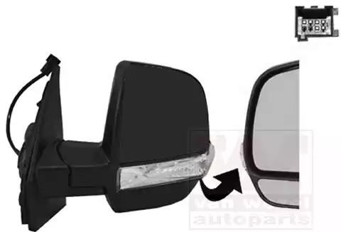 Зовнішнє дзеркало 1638813 VAN WEZEL