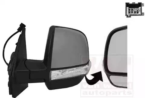 Зовнішнє дзеркало 1638817 VAN WEZEL