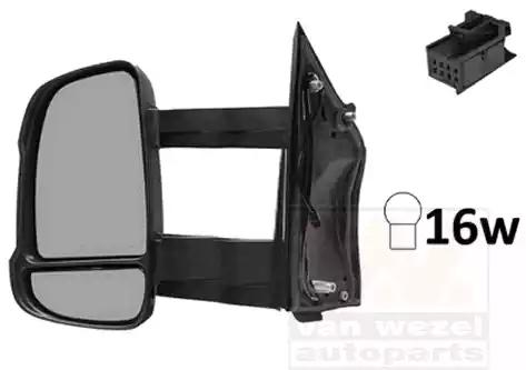 Зовнішнє дзеркало 1651827 VAN WEZEL