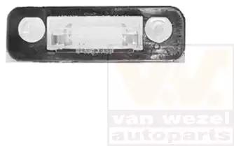 Ліхтар підсвітки ном. знаку ford fiesta/fusion/mondeo van wezel 1825920 VAN WEZEL