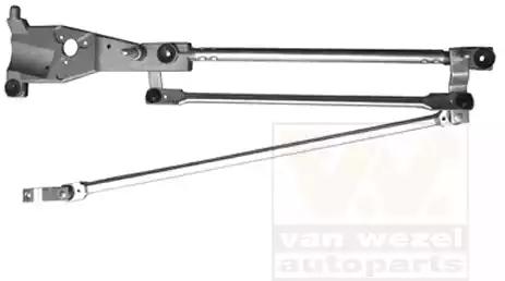 Привід склоочисника трапеція ford focus 10/98  11/04 вир-во van wezel 1858230 VAN WEZEL