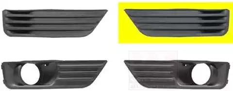 Вентиляційна решітка, бампер 1863591 VAN WEZEL