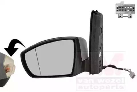 Зовнішнє дзеркало 1966807 VAN WEZEL
